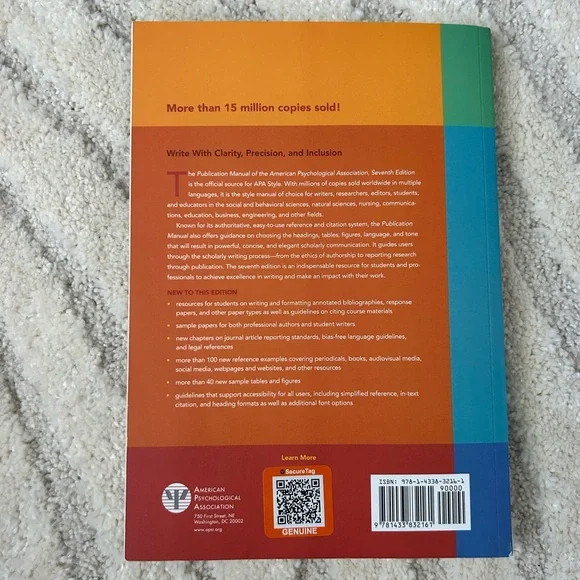 APA Publication Manual 7th Edition - Picture 2 of 3